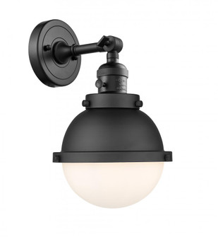 Hampden - 1 Light - 7 inch - Matte Black - Sconce (3442|203SW-BK-HFS-61-BK)