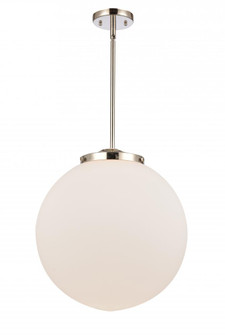 Beacon - 1 Light - 16 inch - Polished Nickel - Stem Hung - Pendant (3442|221-1S-PN-G201-16)