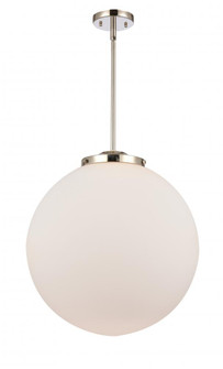 Beacon - 1 Light - 18 inch - Polished Nickel - Stem Hung - Pendant (3442|221-1S-PN-G201-18-LED)