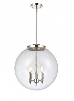 Beacon - 3 Light - 16 inch - Polished Nickel - Stem hung - Pendant (3442|221-3S-PN-G204-16)