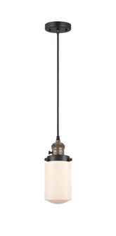 Dover - 1 Light - 5 inch - Black Antique Brass - Cord hung - Mini Pendant (3442|201CSW-BAB-G311-LED)