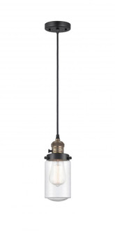 Dover - 1 Light - 5 inch - Black Antique Brass - Cord hung - Mini Pendant (3442|201CSW-BAB-G314)