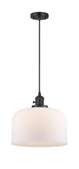Bell - 1 Light - 12 inch - Matte Black - Cord hung - Mini Pendant (3442|201CSW-BK-G71-L)