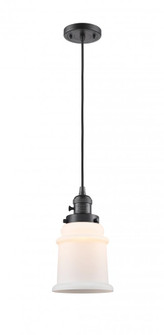 Canton - 1 Light - 6 inch - Oil Rubbed Bronze - Cord hung - Mini Pendant (3442|201CSW-OB-G181)