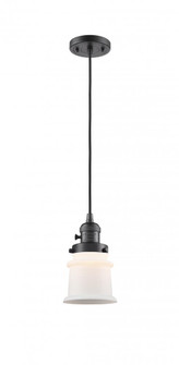 Canton - 1 Light - 5 inch - Oil Rubbed Bronze - Cord hung - Mini Pendant (3442|201CSW-OB-G181S-LED)