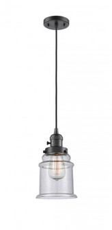 Canton - 1 Light - 6 inch - Oil Rubbed Bronze - Cord hung - Mini Pendant (3442|201CSW-OB-G184-LED)