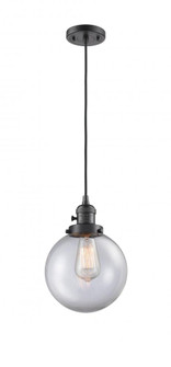 Beacon - 1 Light - 8 inch - Oil Rubbed Bronze - Cord hung - Mini Pendant (3442|201CSW-OB-G202-8)