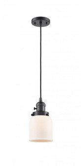 Bell - 1 Light - 5 inch - Oil Rubbed Bronze - Cord hung - Mini Pendant (3442|201CSW-OB-G51)