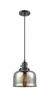 Bell - 1 Light - 8 inch - Oil Rubbed Bronze - Cord hung - Mini Pendant (3442|201CSW-OB-G78-LED)