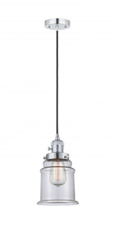 Canton - 1 Light - 6 inch - Polished Chrome - Cord hung - Mini Pendant (3442|201CSW-PC-G182-LED)
