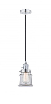 Canton - 1 Light - 5 inch - Polished Chrome - Cord hung - Mini Pendant (3442|201CSW-PC-G182S-LED)