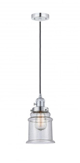Canton - 1 Light - 6 inch - Polished Chrome - Cord hung - Mini Pendant (3442|201CSW-PC-G184)