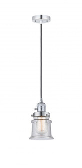 Canton - 1 Light - 5 inch - Polished Chrome - Cord hung - Mini Pendant (3442|201CSW-PC-G184S)