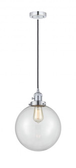 Beacon - 1 Light - 10 inch - Polished Chrome - Cord hung - Mini Pendant (3442|201CSW-PC-G202-10)