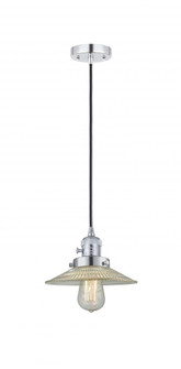 Halophane - 1 Light - 9 inch - Polished Chrome - Cord hung - Mini Pendant (3442|201CSW-PC-G2-LED)
