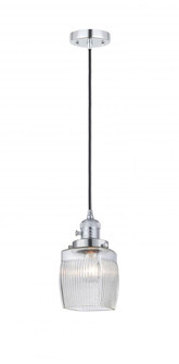 Colton - 1 Light - 6 inch - Polished Chrome - Cord hung - Mini Pendant (3442|201CSW-PC-G302-LED)