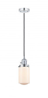 Dover - 1 Light - 5 inch - Polished Chrome - Cord hung - Mini Pendant (3442|201CSW-PC-G311-LED)