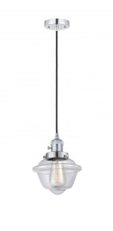 Oxford - 1 Light - 7 inch - Polished Chrome - Cord hung - Mini Pendant (3442|201CSW-PC-G532-LED)