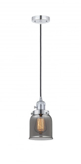 Bell - 1 Light - 5 inch - Polished Chrome - Cord hung - Mini Pendant (3442|201CSW-PC-G53-LED)