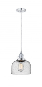 Bell - 1 Light - 8 inch - Polished Chrome - Cord hung - Mini Pendant (3442|201CSW-PC-G74)