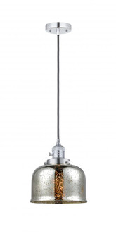 Bell - 1 Light - 8 inch - Polished Chrome - Cord hung - Mini Pendant (3442|201CSW-PC-G78-LED)