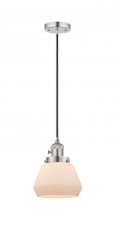 Fulton - 1 Light - 7 inch - Polished Nickel - Cord hung - Mini Pendant (3442|201CSW-PN-G171)