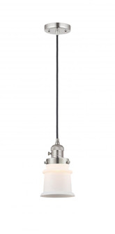Canton - 1 Light - 5 inch - Polished Nickel - Cord hung - Mini Pendant (3442|201CSW-PN-G181S)