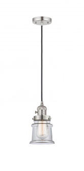 Canton - 1 Light - 5 inch - Polished Nickel - Cord hung - Mini Pendant (3442|201CSW-PN-G182S)