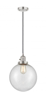 Beacon - 1 Light - 10 inch - Polished Nickel - Cord hung - Mini Pendant (3442|201CSW-PN-G204-10)