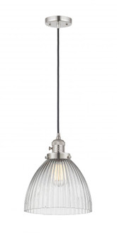 Seneca Falls - 1 Light - 10 inch - Polished Nickel - Cord hung - Mini Pendant (3442|201CSW-PN-G222)