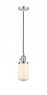 Dover - 1 Light - 5 inch - Polished Nickel - Cord hung - Mini Pendant (3442|201CSW-PN-G311)
