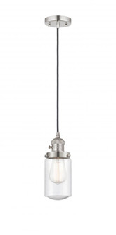 Dover - 1 Light - 5 inch - Polished Nickel - Cord hung - Mini Pendant (3442|201CSW-PN-G314)