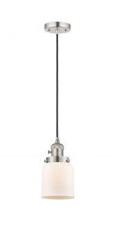 Bell - 1 Light - 5 inch - Polished Nickel - Cord hung - Mini Pendant (3442|201CSW-PN-G51)