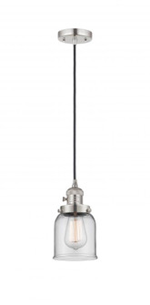Bell - 1 Light - 5 inch - Polished Nickel - Cord hung - Mini Pendant (3442|201CSW-PN-G52-LED)