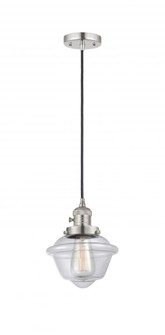 Oxford - 1 Light - 7 inch - Polished Nickel - Cord hung - Mini Pendant (3442|201CSW-PN-G532)