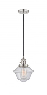 Oxford - 1 Light - 7 inch - Polished Nickel - Cord hung - Mini Pendant (3442|201CSW-PN-G534-LED)