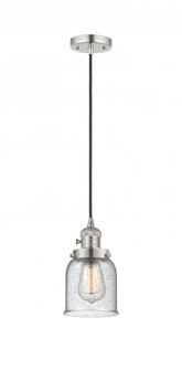 Bell - 1 Light - 5 inch - Polished Nickel - Cord hung - Mini Pendant (3442|201CSW-PN-G54)