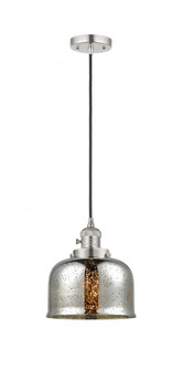 Bell - 1 Light - 8 inch - Polished Nickel - Cord hung - Mini Pendant (3442|201CSW-PN-G78-LED)