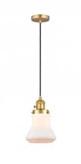 Bellmont - 1 Light - 6 inch - Satin Gold - Cord hung - Mini Pendant (3442|201CSW-SG-G191)