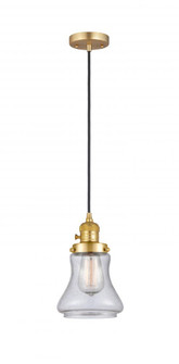 Bellmont - 1 Light - 6 inch - Satin Gold - Cord hung - Mini Pendant (3442|201CSW-SG-G194-LED)