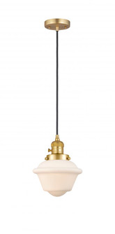 Oxford - 1 Light - 7 inch - Satin Gold - Cord hung - Mini Pendant (3442|201CSW-SG-G531)