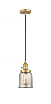 Bell - 1 Light - 5 inch - Satin Gold - Cord hung - Mini Pendant (3442|201CSW-SG-G58-LED)
