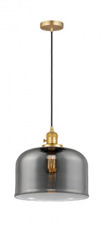 Bell - 1 Light - 12 inch - Satin Gold - Cord hung - Mini Pendant (3442|201CSW-SG-G73-L)