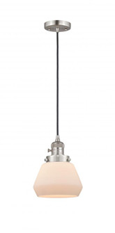Fulton - 1 Light - 7 inch - Brushed Satin Nickel - Cord hung - Mini Pendant (3442|201CSW-SN-G171)