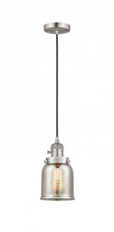Bell - 1 Light - 5 inch - Brushed Satin Nickel - Cord hung - Mini Pendant (3442|201CSW-SN-G58)