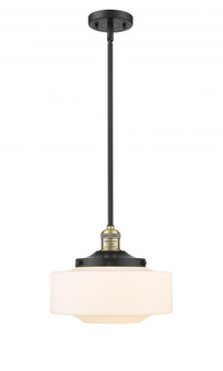 Bridgeton - 1 Light - 12 inch - Black Antique Brass - Stem Hung - Mini Pendant (3442|201S-BAB-G691-12)