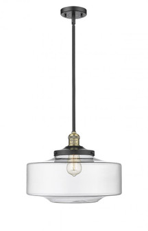 Bridgeton - 1 Light - 16 inch - Black Antique Brass - Stem Hung - Mini Pendant (3442|201S-BAB-G692-16-LED)