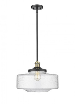 Bridgeton - 1 Light - 16 inch - Black Antique Brass - Stem Hung - Mini Pendant (3442|201S-BAB-G694-16-LED)