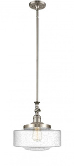 Bridgeton - 1 Light - 12 inch - Brushed Satin Nickel - Stem Hung - Adjustable Mini Pendant (3442|206-SN-G694-12)