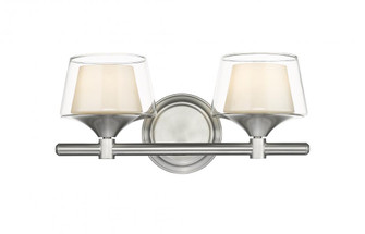 Laguna - 2 Light - 15 inch - Satin Nickel - Bath Vanity Light (3442|311-2W-SN-CLW-LED)